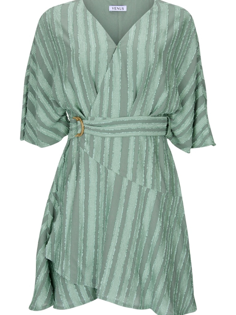 Dolman Sleeve Mini Dress - Iceberg Green NEW! - Picture 4 of 8